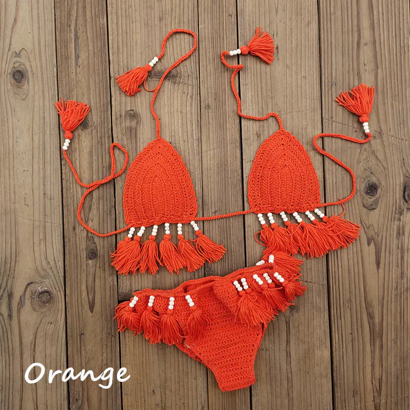 Elegant Crochet Bikini Set