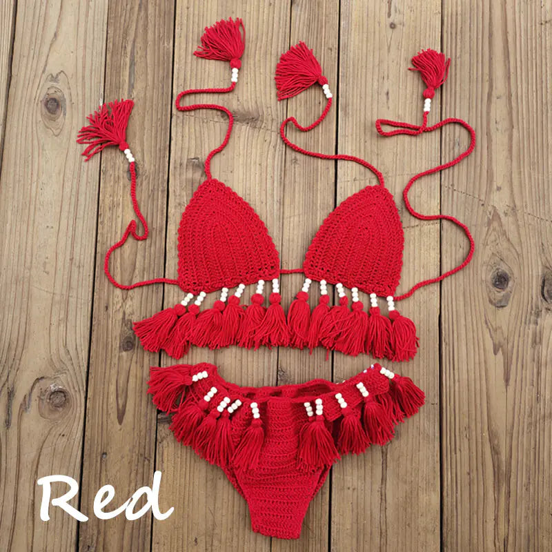 Elegant Crochet Bikini Set
