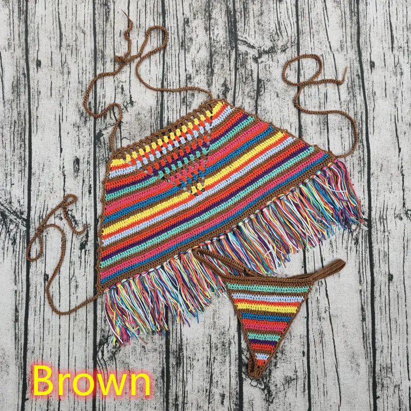Colorful Crochet Bikini