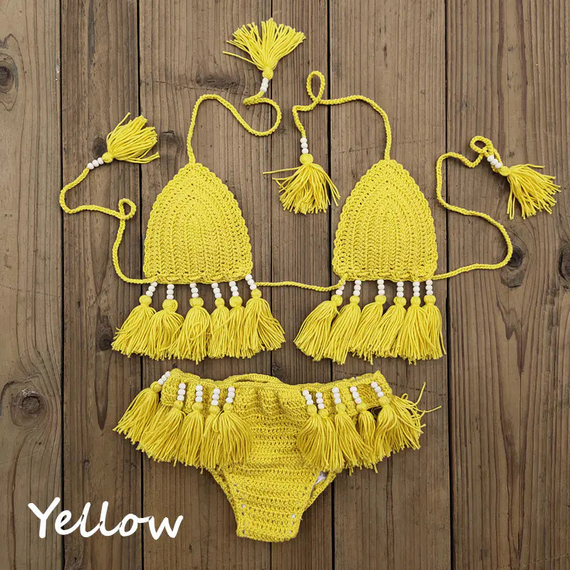 Elegant Crochet Bikini Set