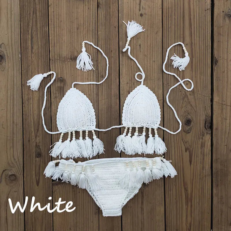 Elegant Crochet Bikini Set