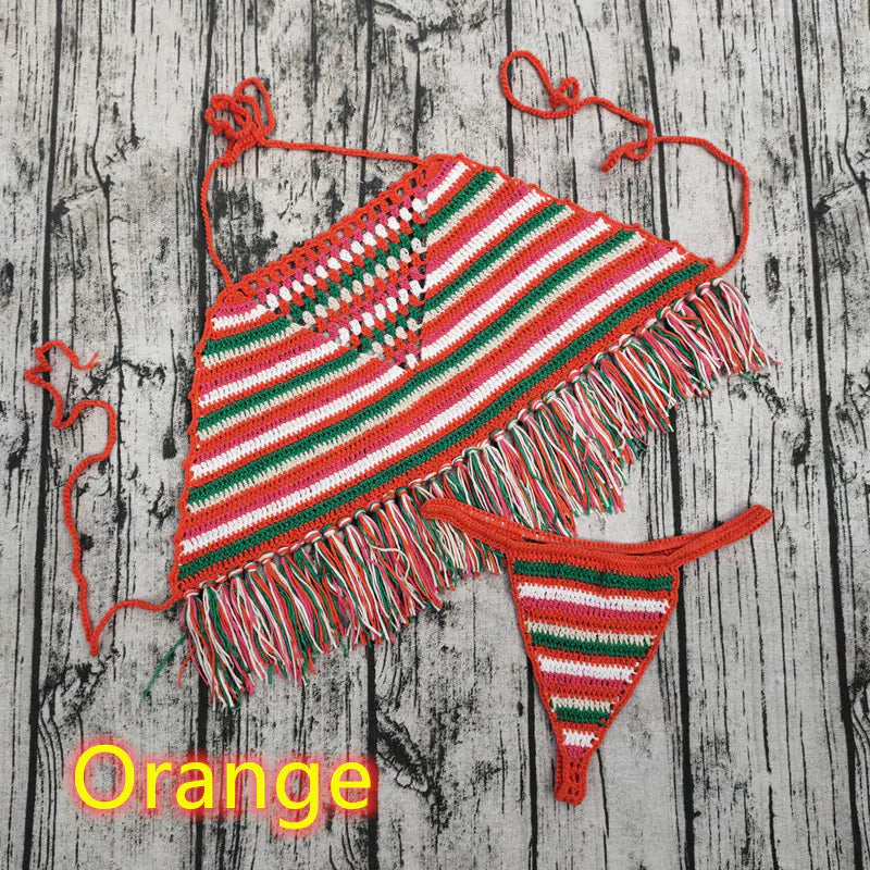 Colorful Crochet Bikini