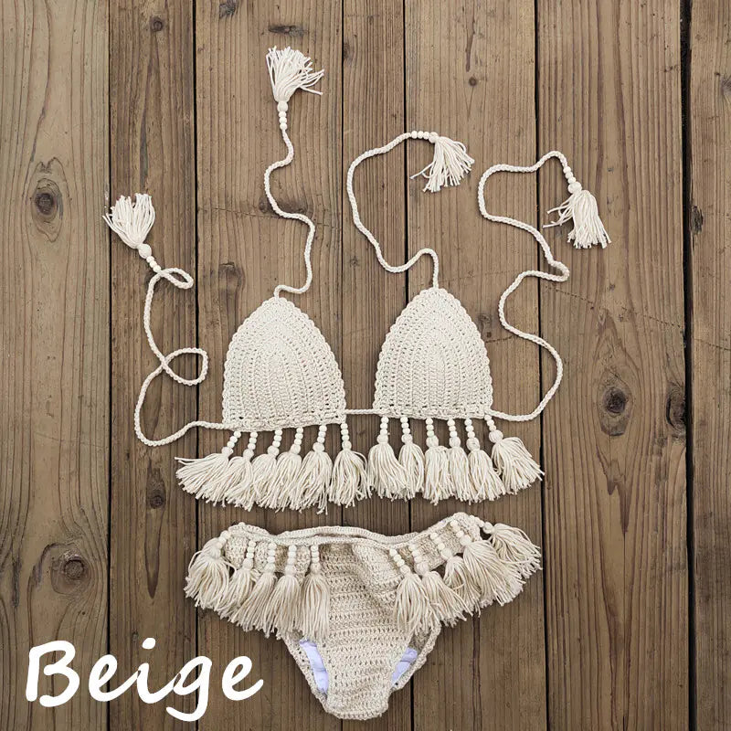 Elegant Crochet Bikini Set