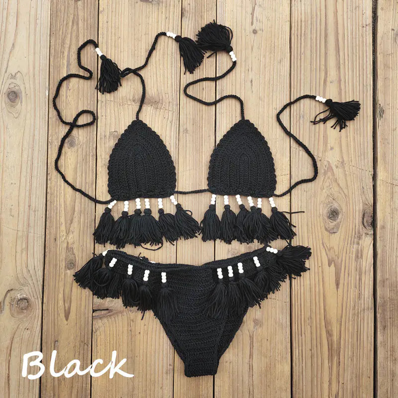Elegant Crochet Bikini Set