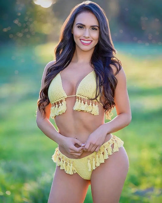 Elegant Crochet Bikini Set